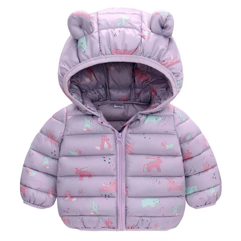 Children Boys Baby Hooded