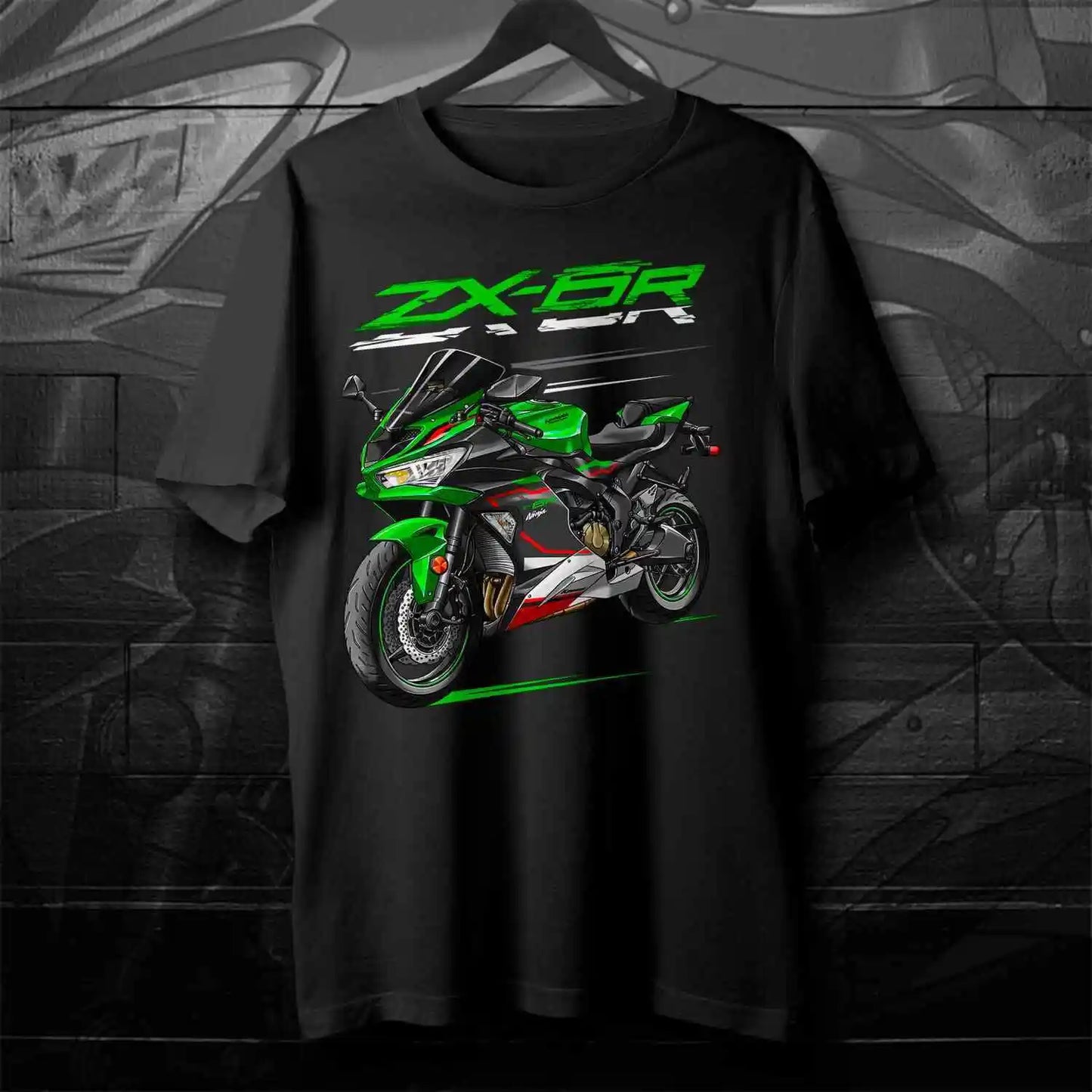 ZX6R T-Shirt, Motorcycle Tee Shirt for Riders Ninja ZX-6R 2019-2023