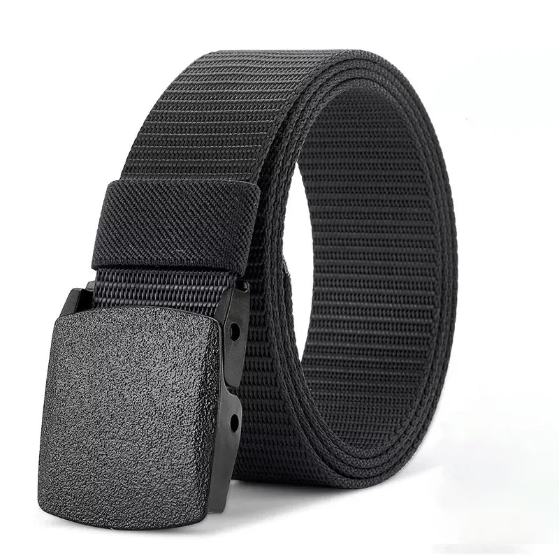 Military Automatic Buckle Nylon Belt Outdoor Hunting Multifunctional Tactical Canvas Belt High Quality Men Belt