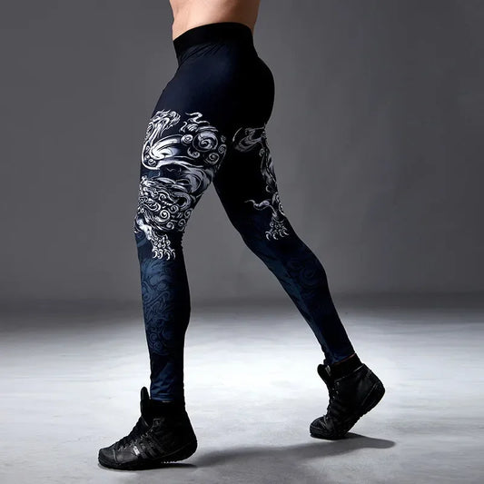 ACTIVEWEAR Men Running Tights GYM Sport Long Legging