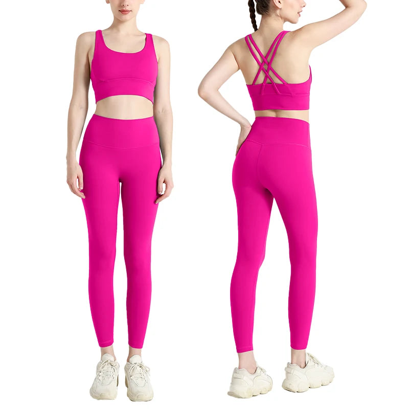 New 2 Piece Yoga Clothes Women's Tracksuit