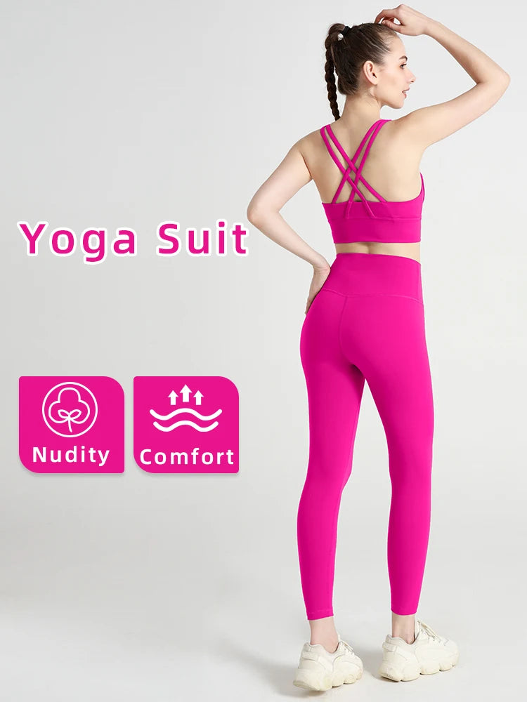 New 2 Piece Yoga Clothes Women's Tracksuit