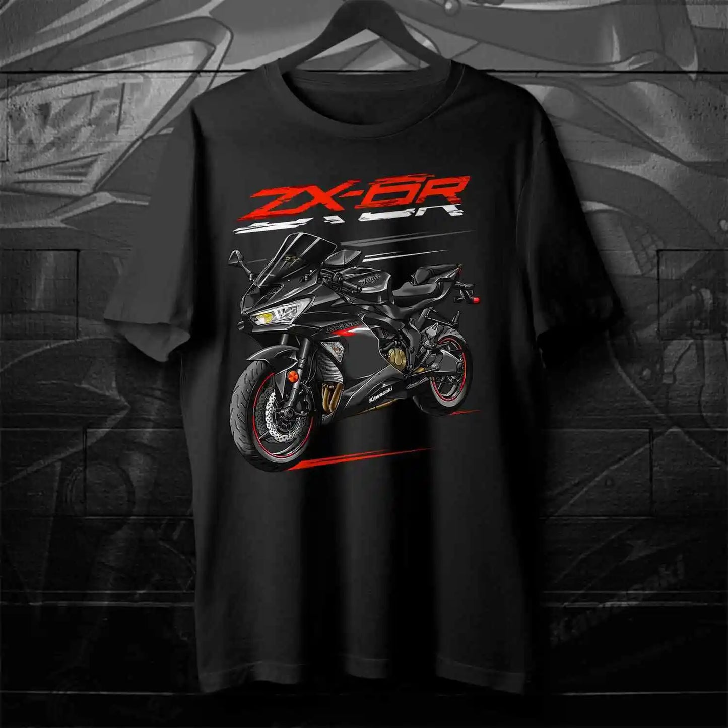 ZX6R T-Shirt, Motorcycle Tee Shirt for Riders Ninja ZX-6R 2019-2023