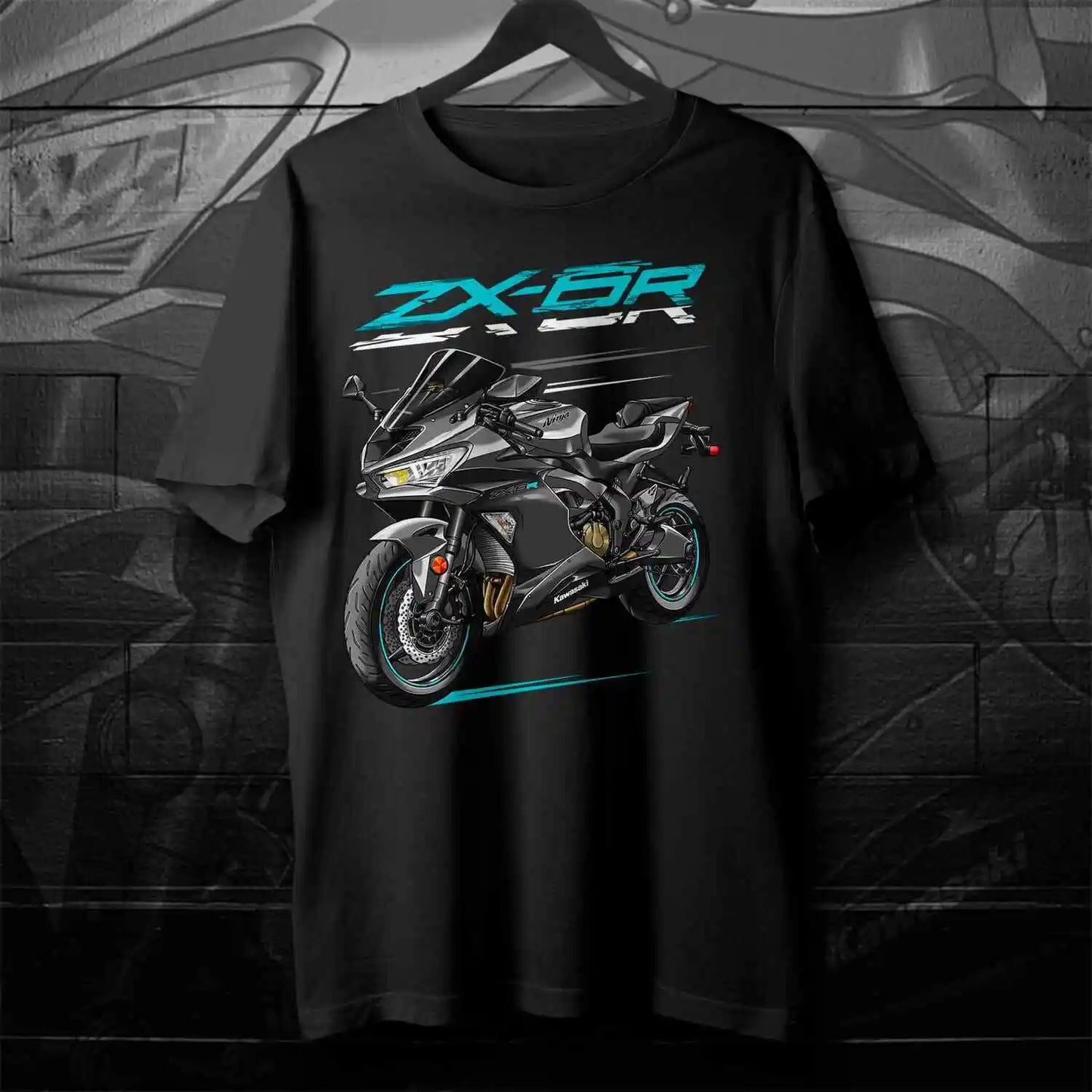 ZX6R T-Shirt, Motorcycle Tee Shirt for Riders Ninja ZX-6R 2019-2023