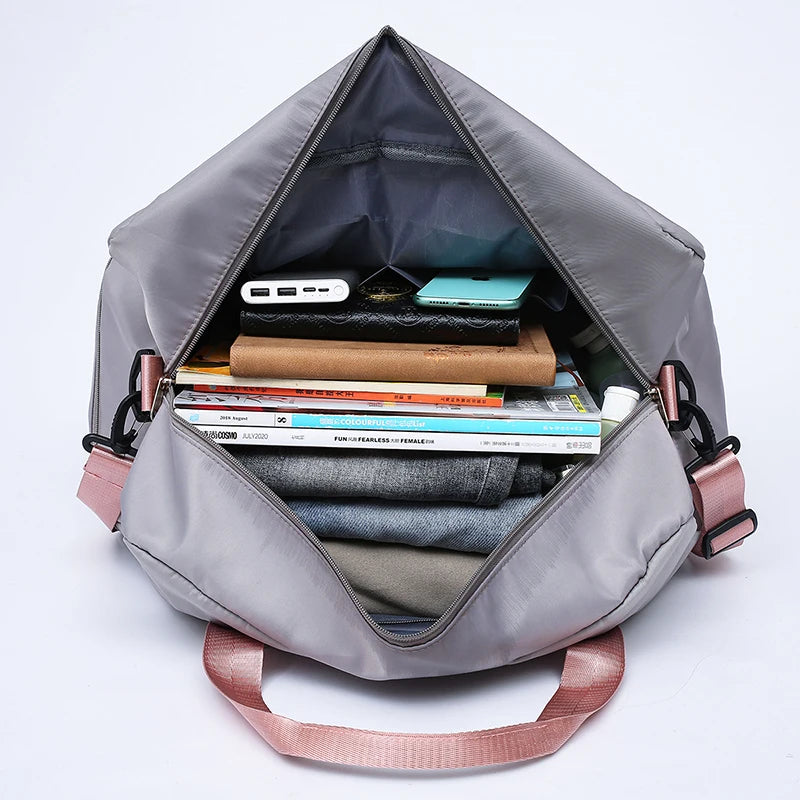 Large Capacity Travel Duffel Bag Oxford Gym Fitness Bag