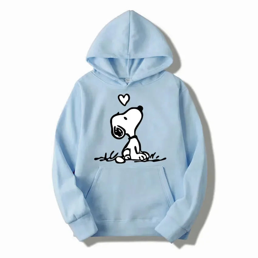 American Cartoon Snoopy Hoodie Women Man