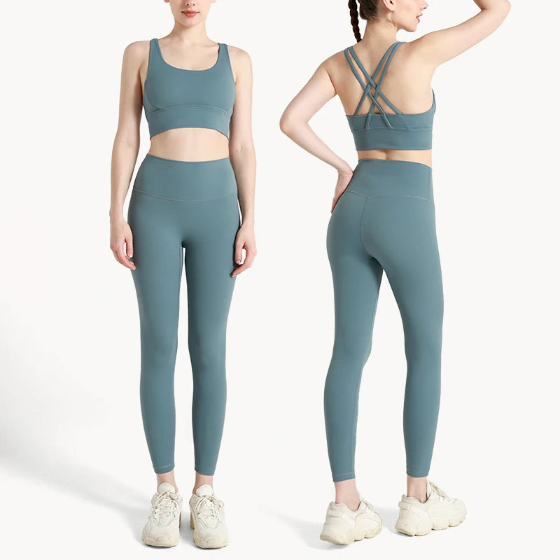 New 2 Piece Yoga Clothes Women's Tracksuit