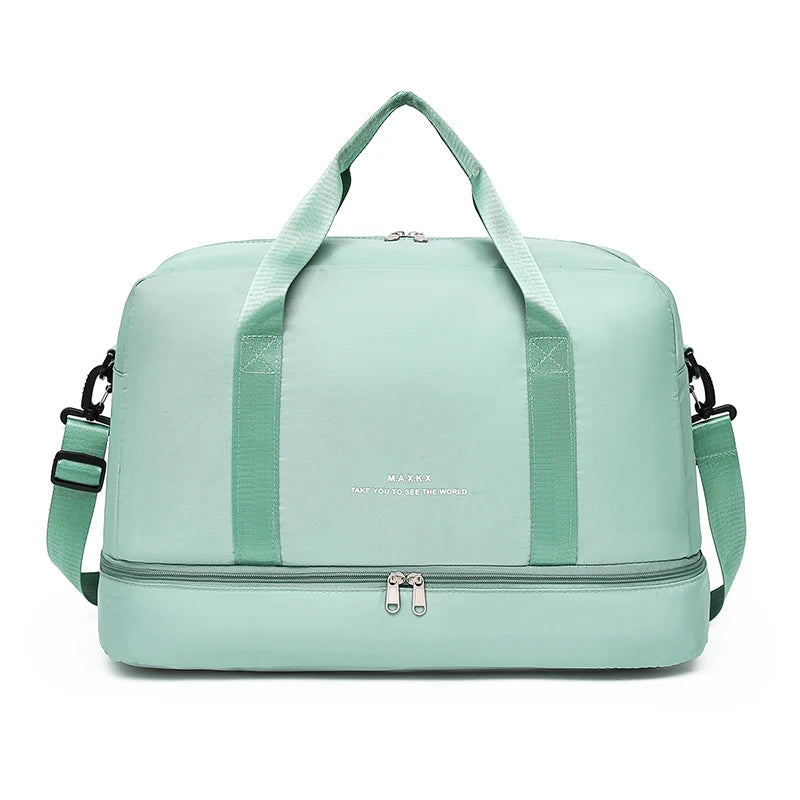 Large Capacity Travel Duffel Bag Oxford Gym Fitness Bag