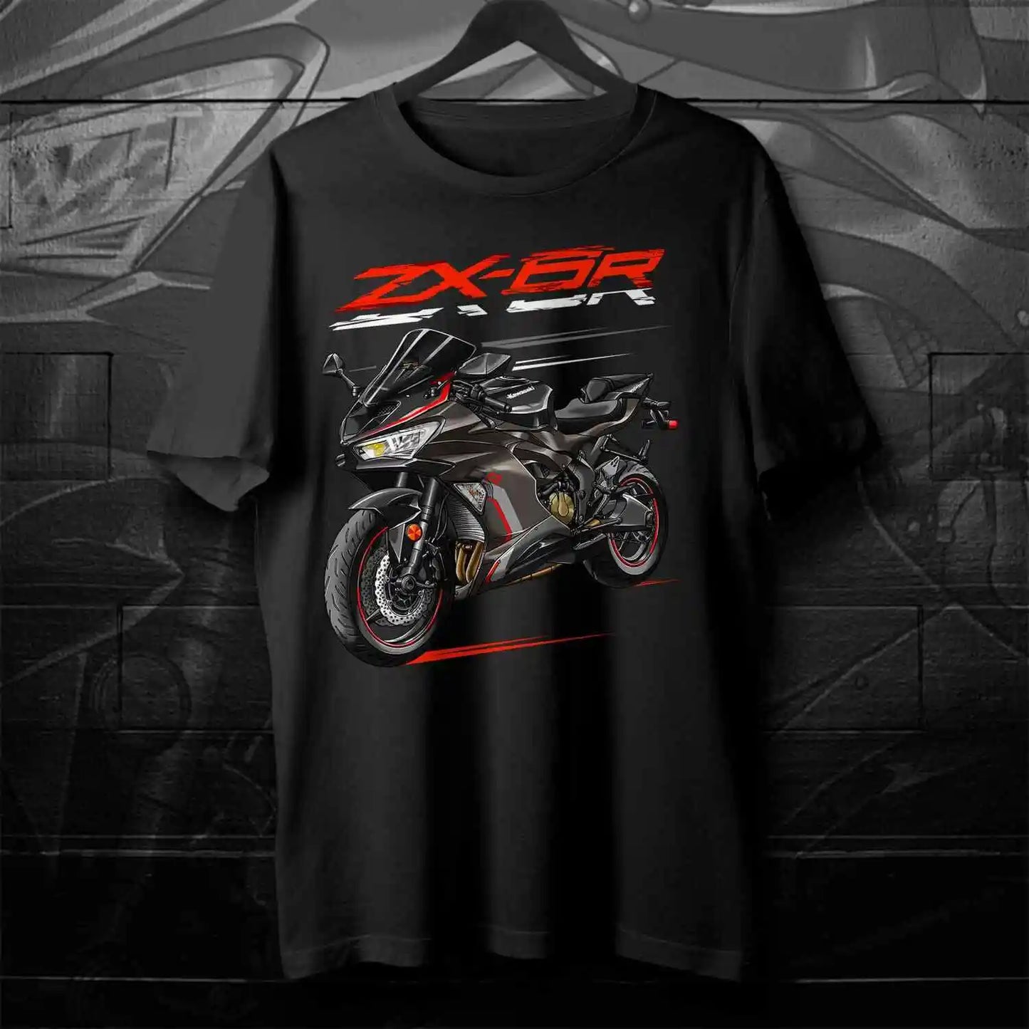 ZX6R T-Shirt, Motorcycle Tee Shirt for Riders Ninja ZX-6R 2019-2023