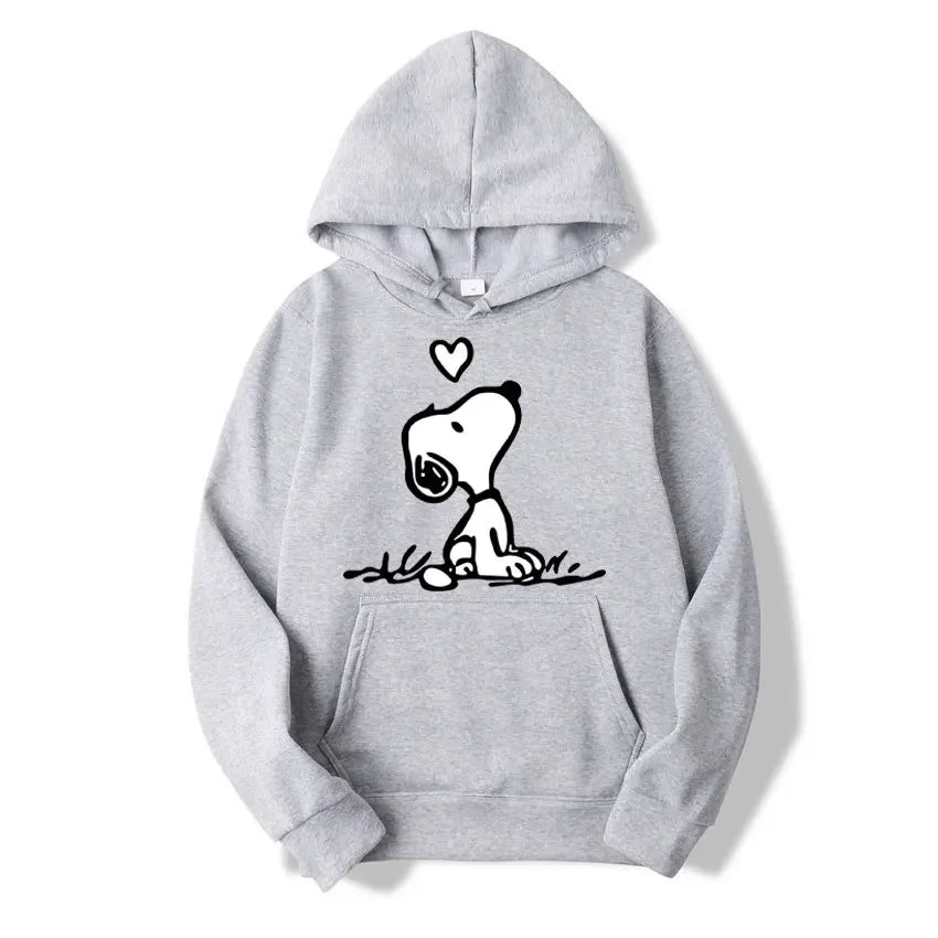 American Cartoon Snoopy Hoodie Women Man