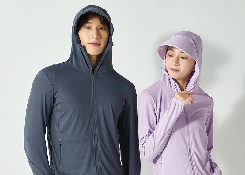 ACTIVEWEAR New High-quality Ice Silk Slim Fit Couple jacket