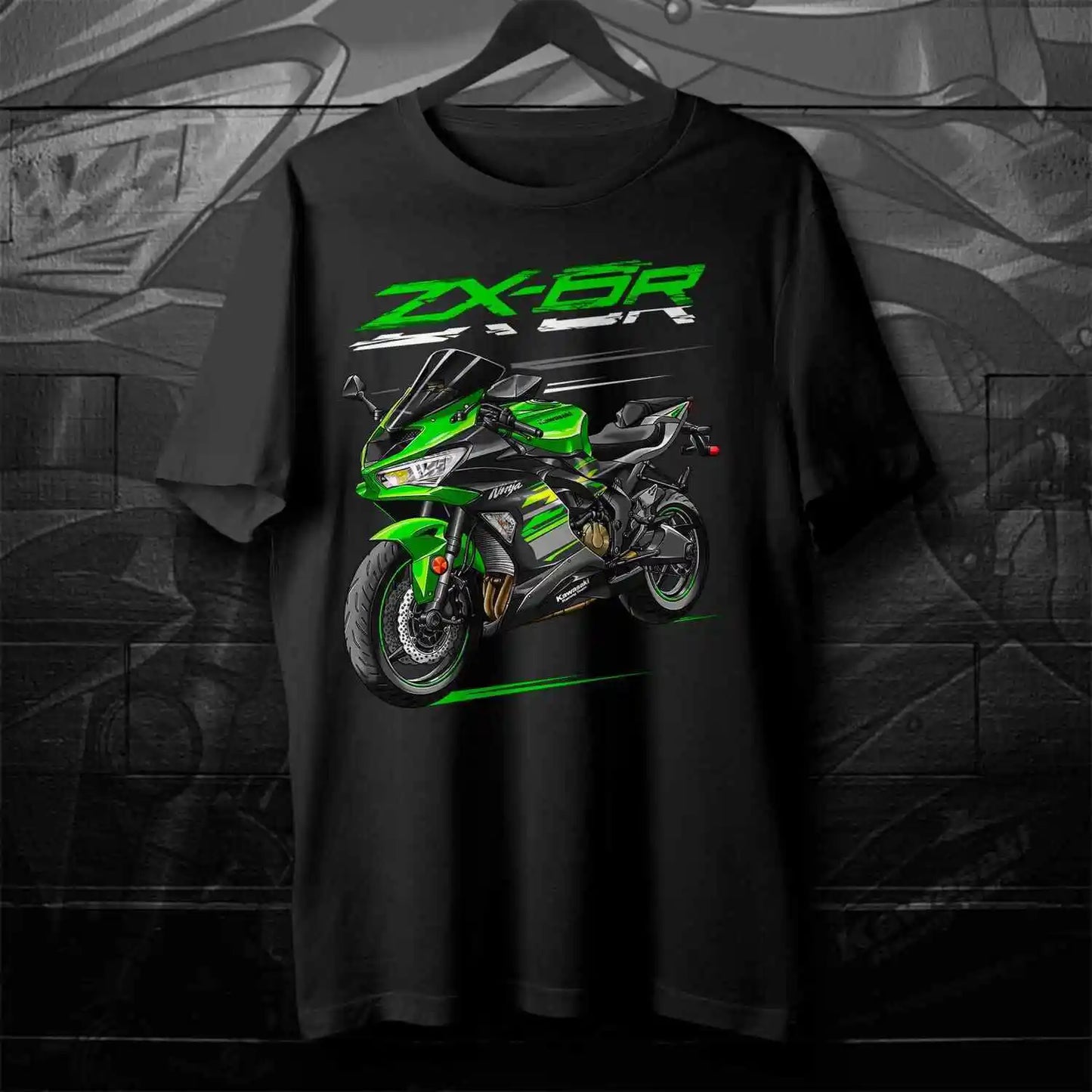 ZX6R T-Shirt, Motorcycle Tee Shirt for Riders Ninja ZX-6R 2019-2023
