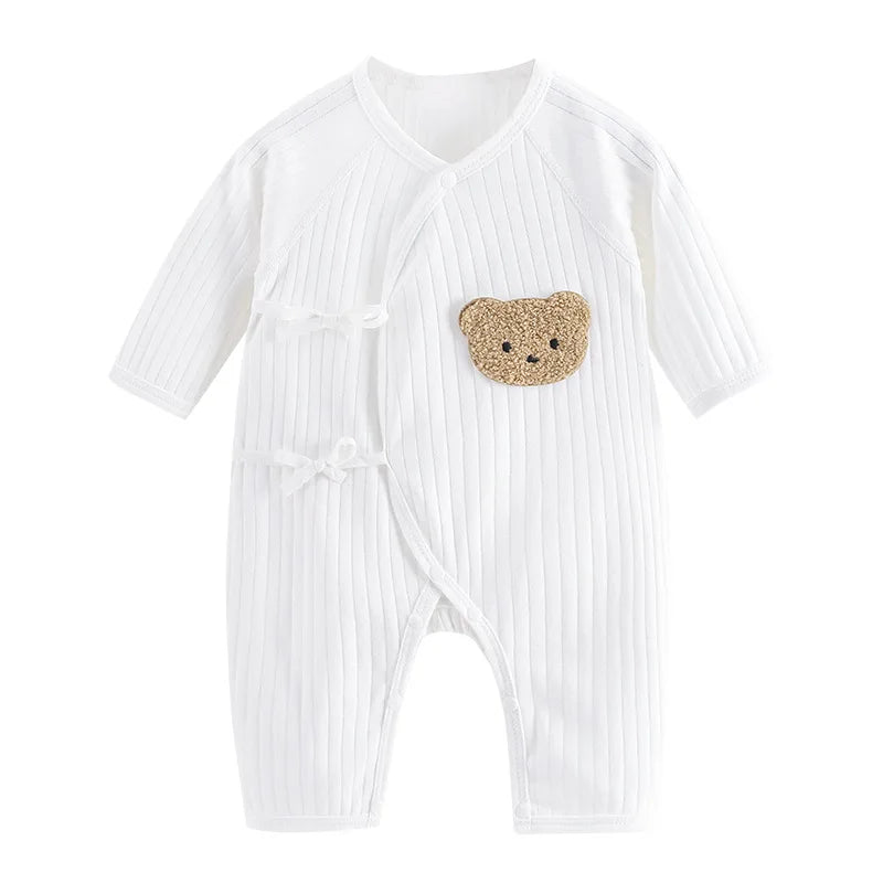 Boys Girls  Outfit  100% Cotton Newborn Baby Long Sleeve Romper