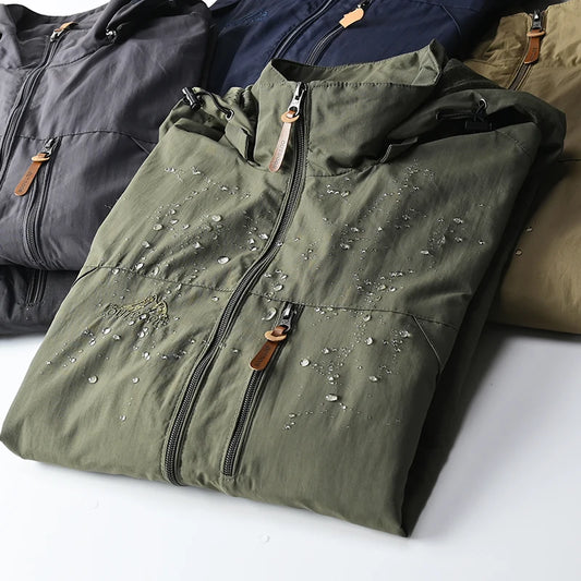 Windbreaker Men Tactical Jacket Waterproof