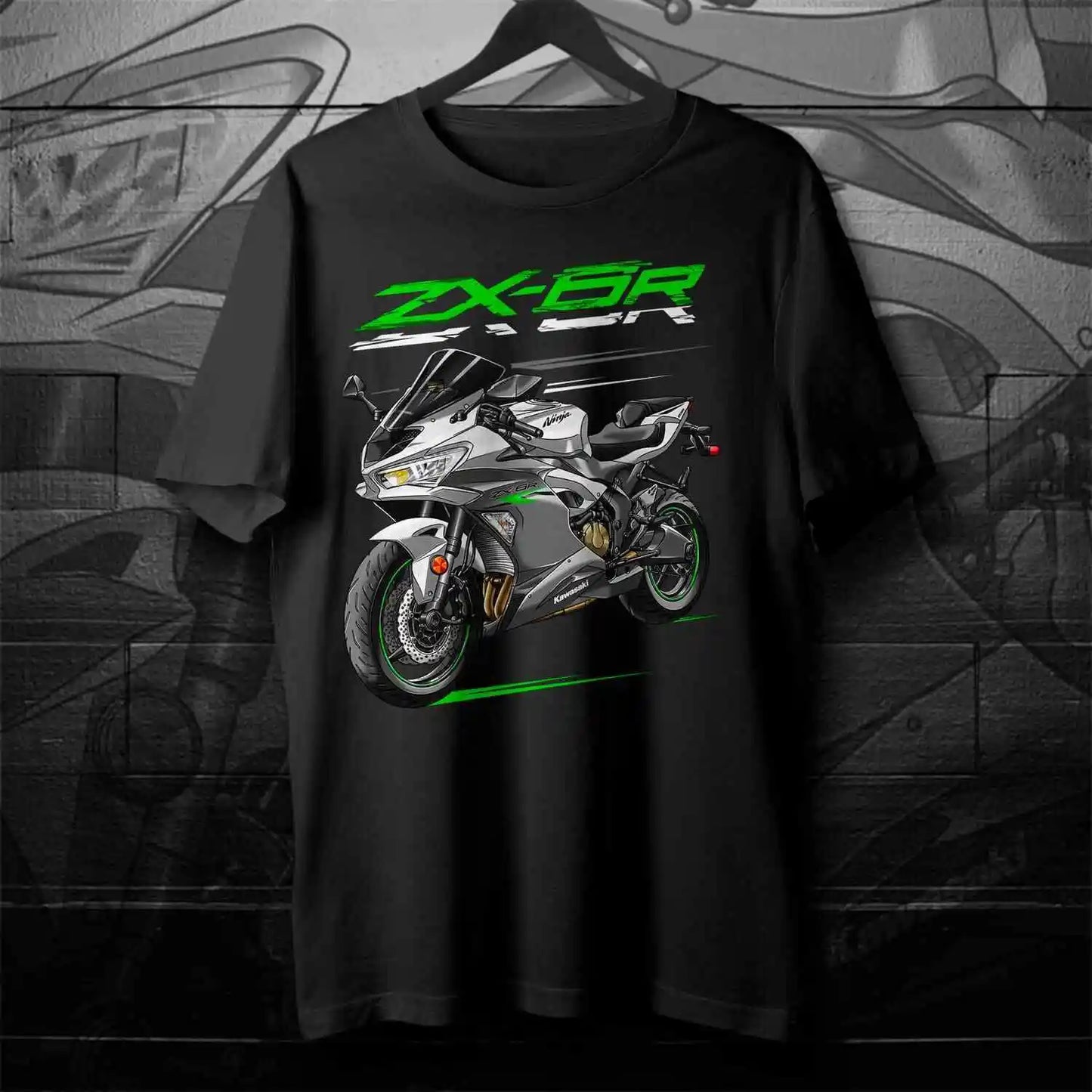 ZX6R T-Shirt, Motorcycle Tee Shirt for Riders Ninja ZX-6R 2019-2023