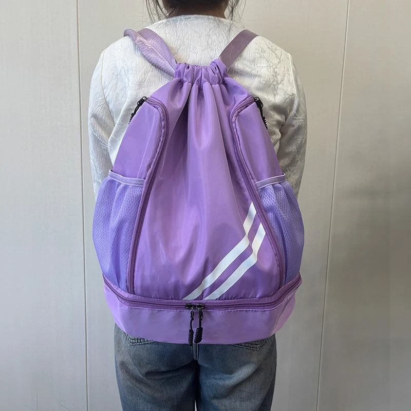 Sport Gym Bag Backpack Women Camping Large Football Basketball