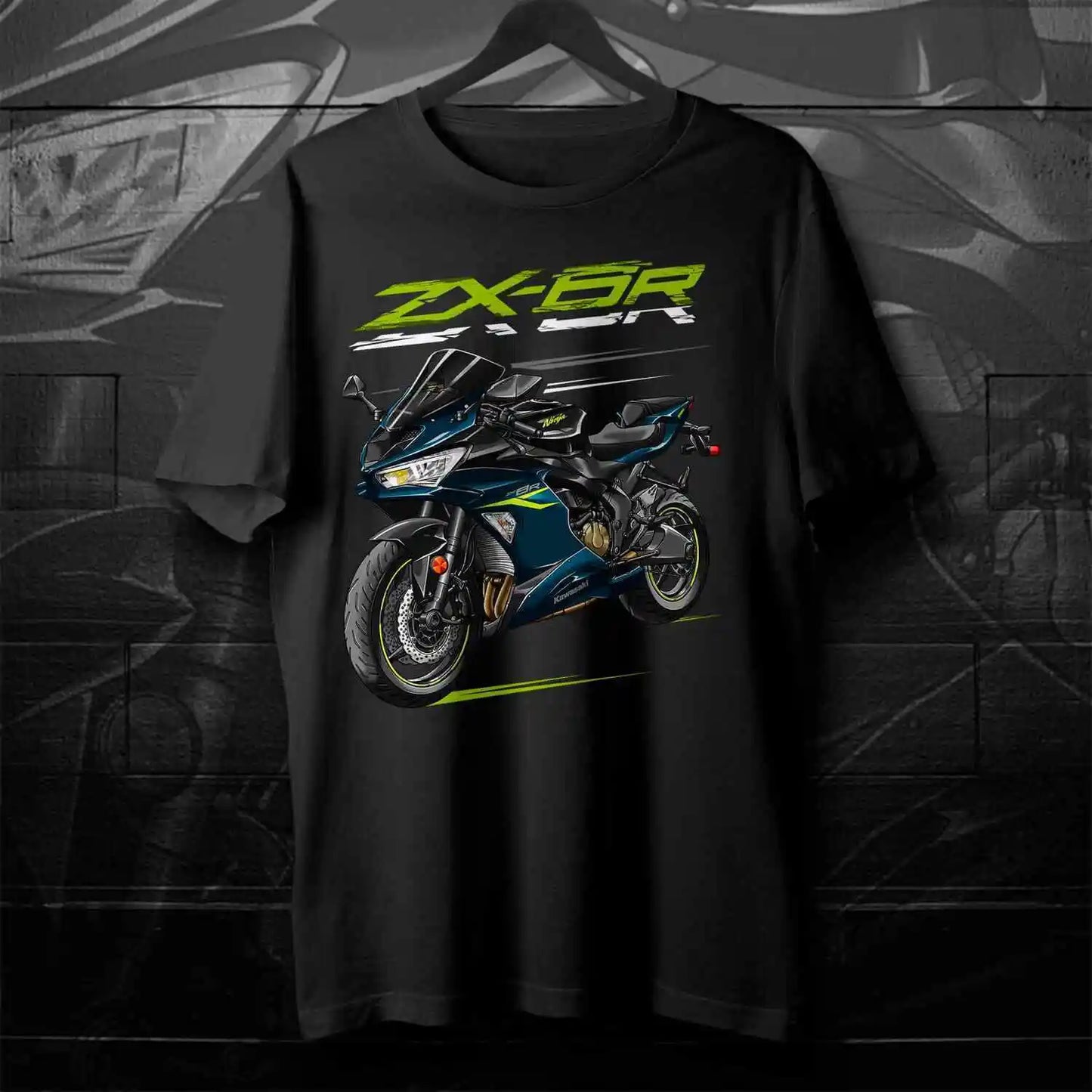 ZX6R T-Shirt, Motorcycle Tee Shirt for Riders Ninja ZX-6R 2019-2023
