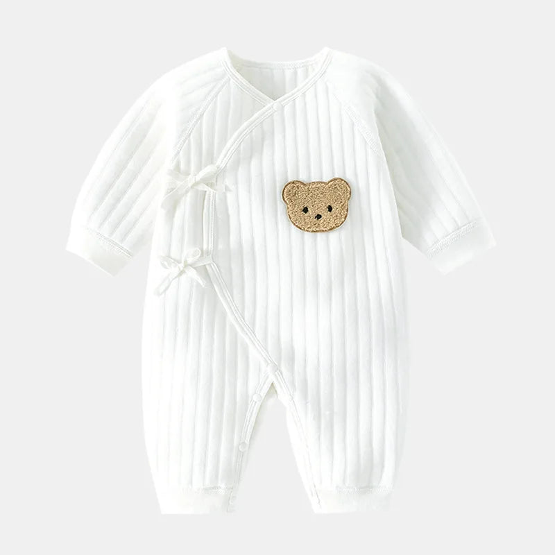 Boys Girls Bodysuit Newborn Winter   0-6M Thickened Spring Clothing