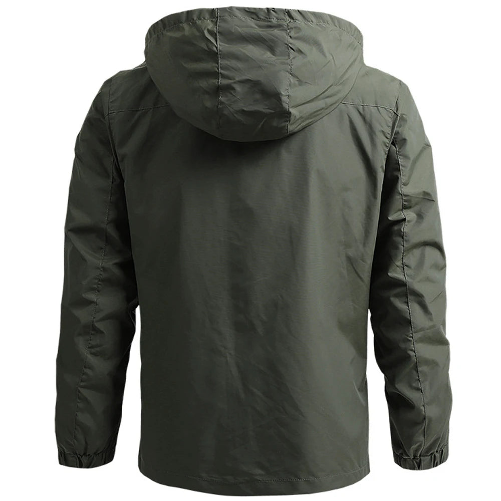 Windbreaker Men Tactical Jacket Waterproof