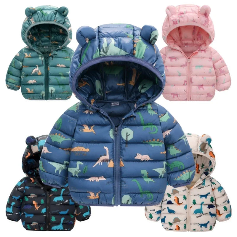 Children Boys Baby Hooded