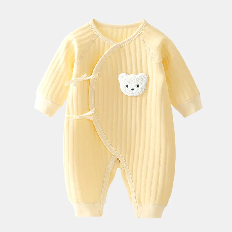 Boys Girls Bodysuit Newborn Winter   0-6M Thickened Spring Clothing