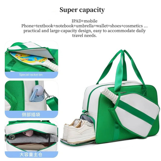 Pickleball Bag Large Capacity Wet-Dry Separation