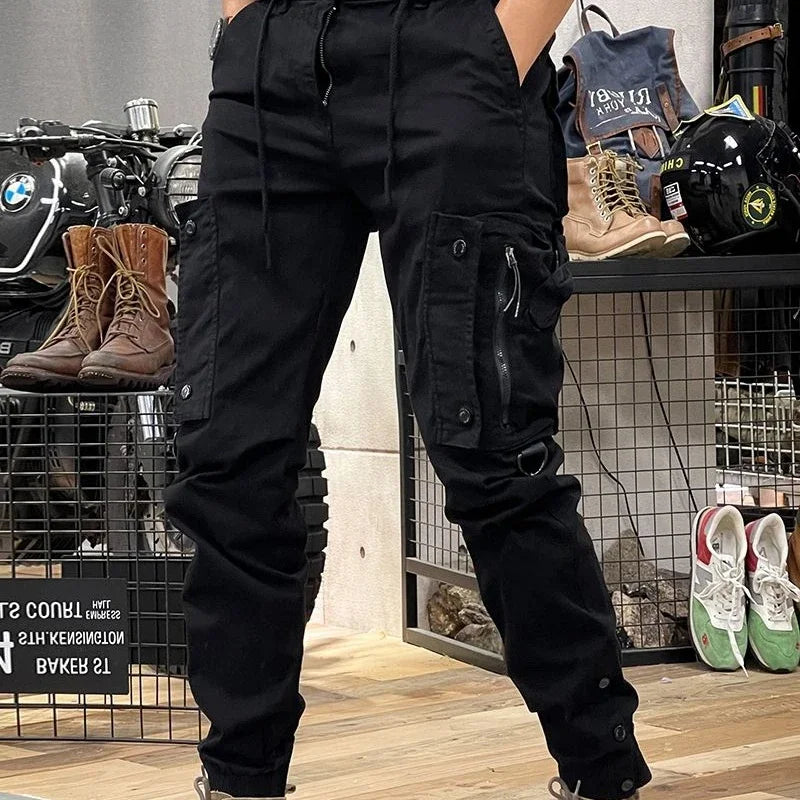 Cargo Pants For Men Motorcycle Biker Loose Trousers Man Slim Hiking Trekking Outdoor Long Cheap Luxury Oversize Designer Emo