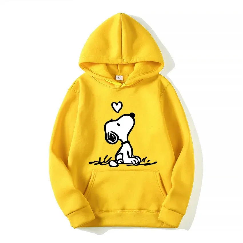 American Cartoon Snoopy Hoodie Women Man