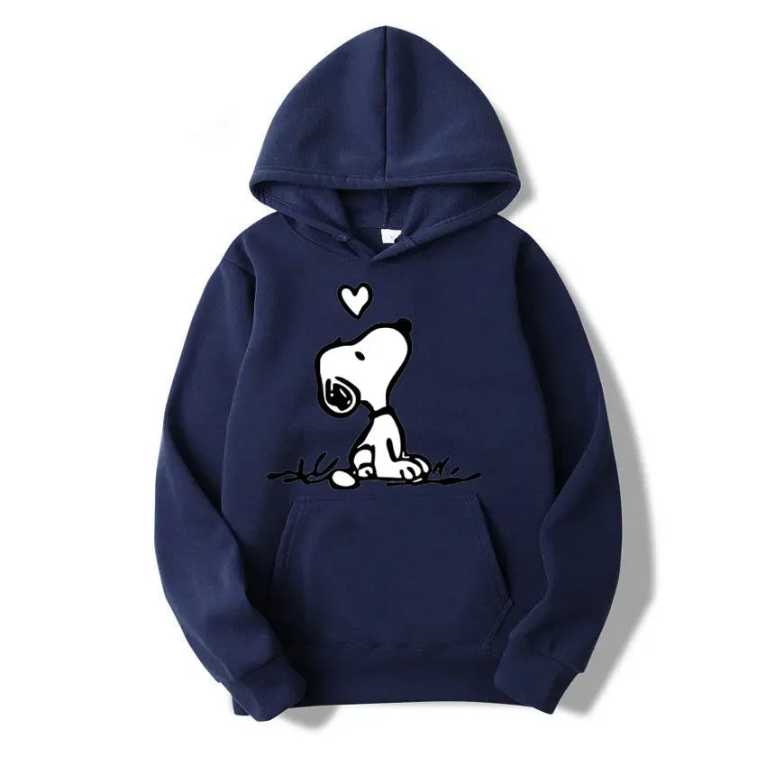American Cartoon Snoopy Hoodie Women Man