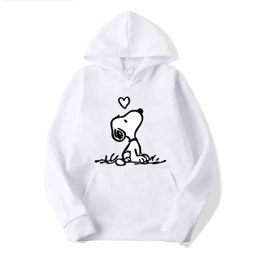 American Cartoon Snoopy Hoodie Women Man