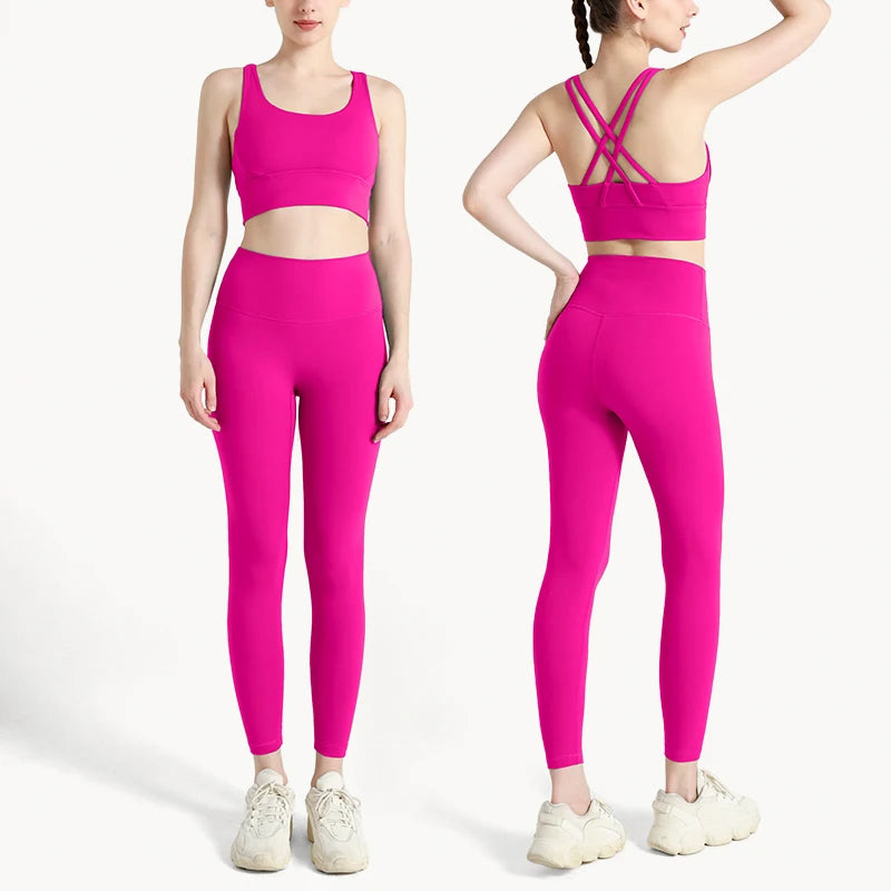 New 2 Piece Yoga Clothes Women's Tracksuit