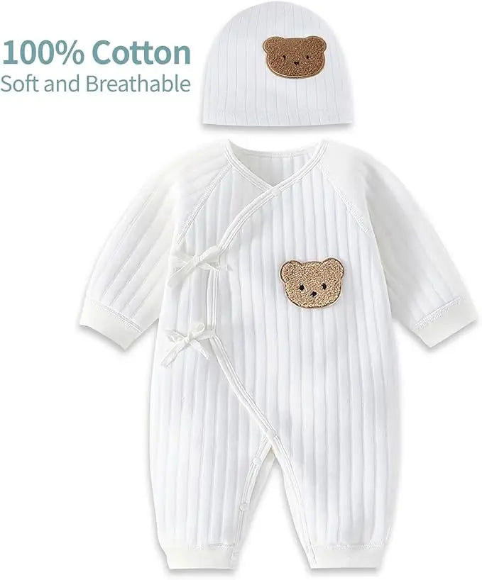 Boys Girls Bodysuit Newborn Winter   0-6M Thickened Spring Clothing