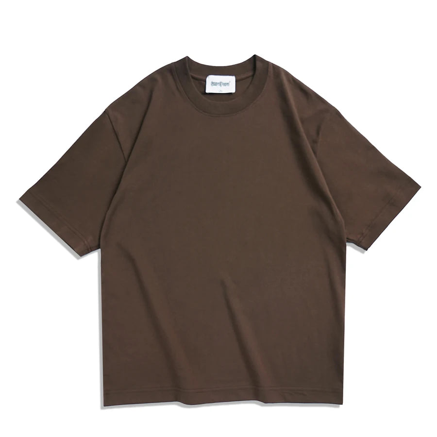100% Cotton Men's Women Summer T-shirt Loose Short-sleeved Casual Basic T-Shirt Round Neck Solid Color Breathable Unisex Tops