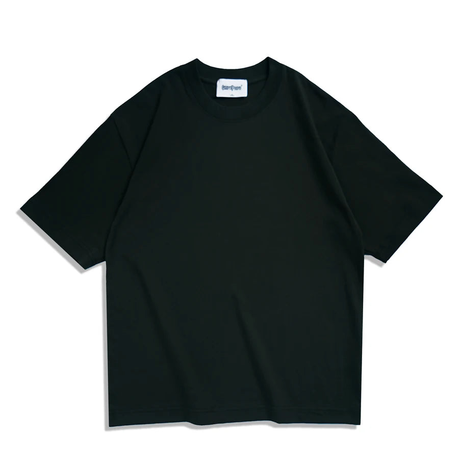 100% Cotton Men's Women Summer T-shirt Loose Short-sleeved Casual Basic T-Shirt Round Neck Solid Color Breathable Unisex Tops