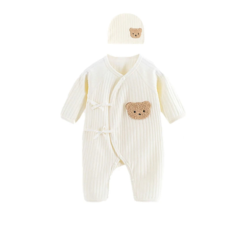 Boys Girls  Outfit  100% Cotton Newborn Baby Long Sleeve Romper