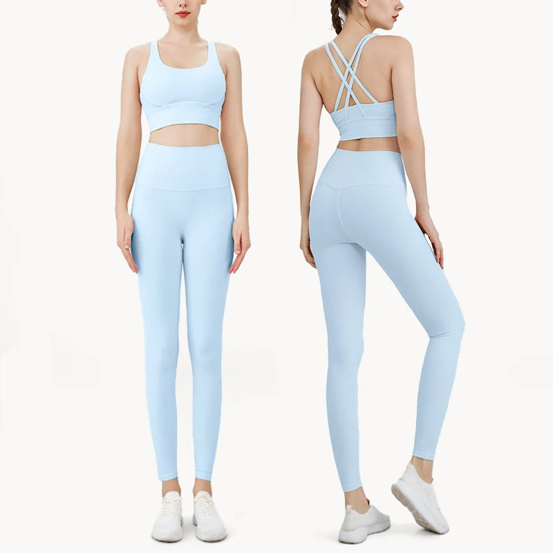 New 2 Piece Yoga Clothes Women's Tracksuit