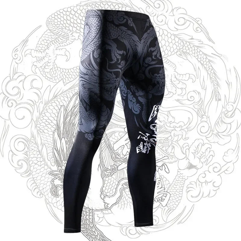ACTIVEWEAR Men Running Tights GYM Sport Long Legging