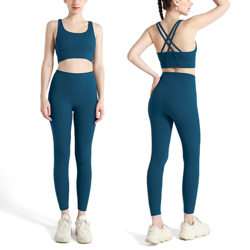 New 2 Piece Yoga Clothes Women's Tracksuit