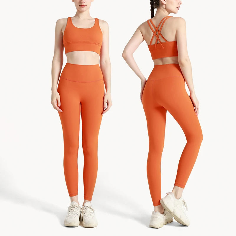 New 2 Piece Yoga Clothes Women's Tracksuit