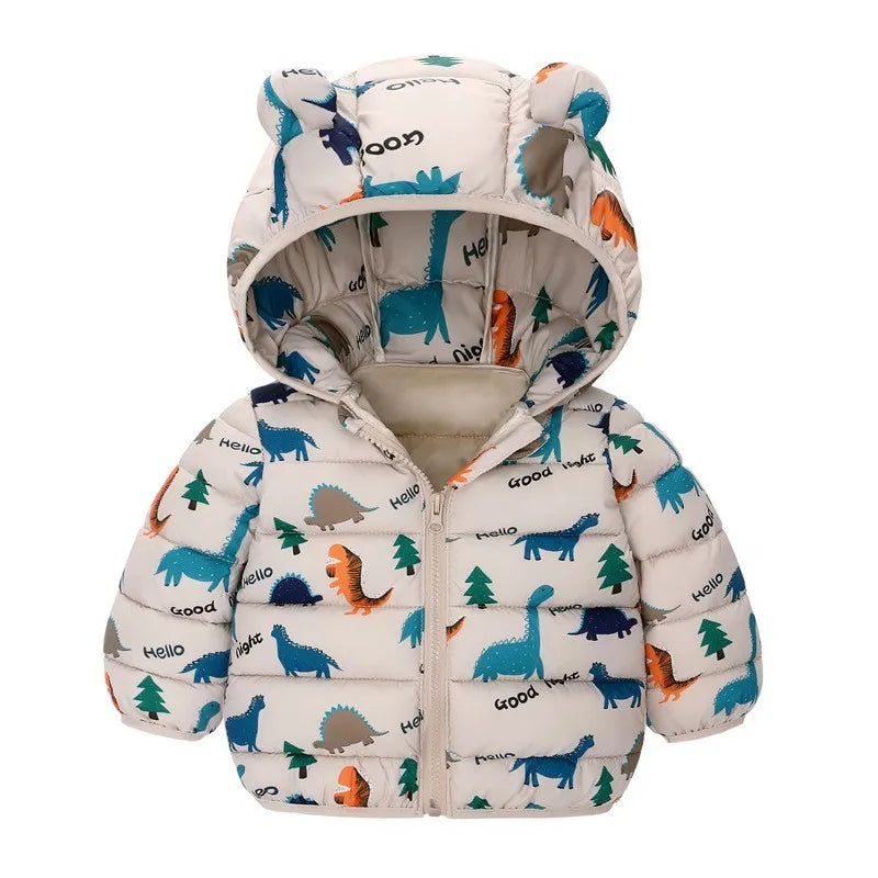 Children Boys Baby Hooded