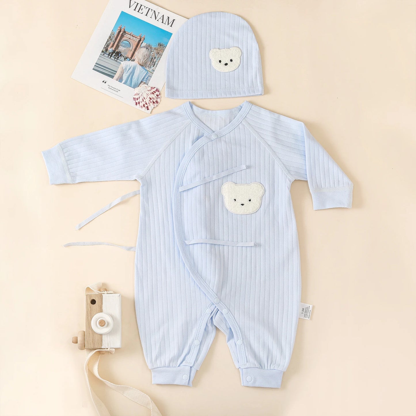 Boys Girls  Outfit  100% Cotton Newborn Baby Long Sleeve Romper