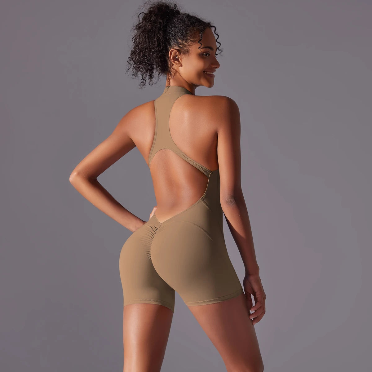 Women Bodysuits Gym Push Up Workout Clothes