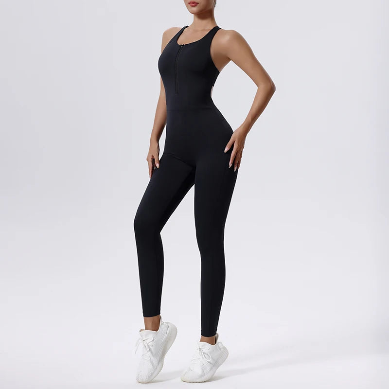 Yoga Set Jumpsuit Women Sport All In One  Jumpsuit Clothing Lady