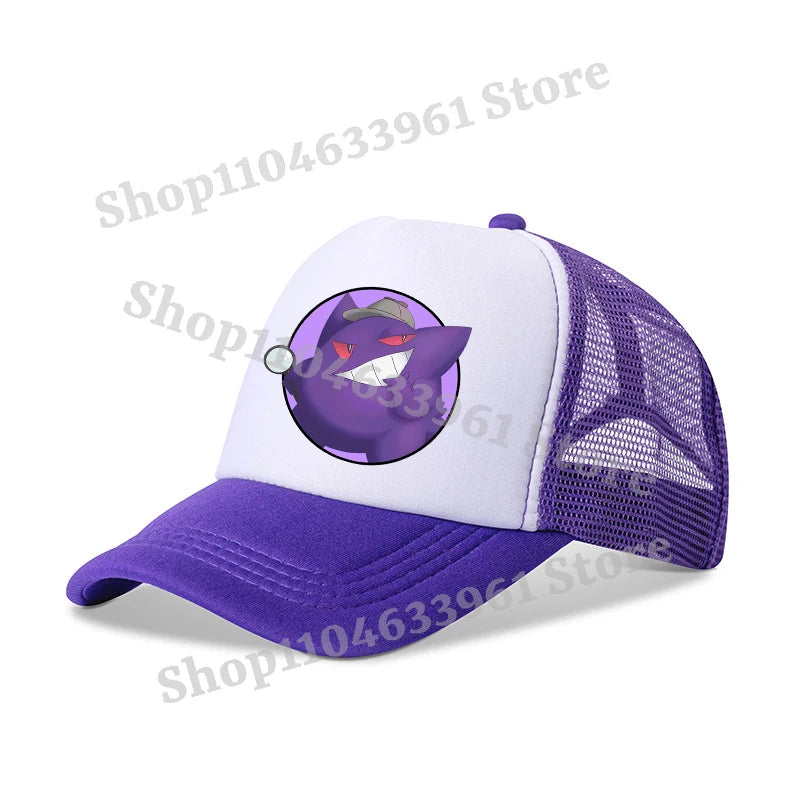 Pokemon Baseball Caps Pikachu Kawaii Anime Figures Sunshade Hats Summer Outdoor Parent Child Sunhat Trendy Duck Tongue Cap Gift