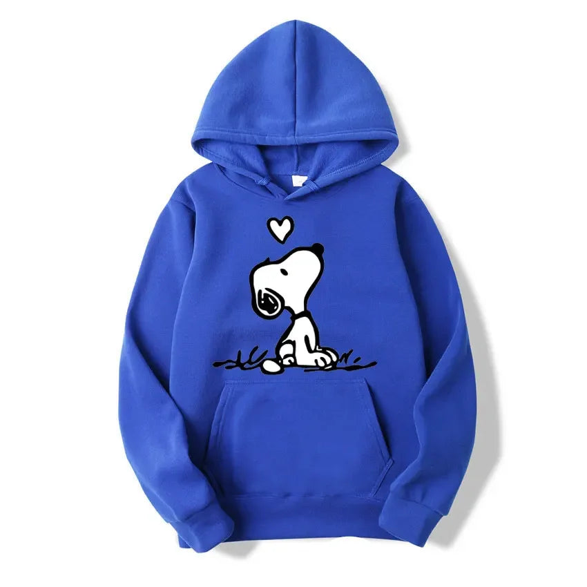 American Cartoon Snoopy Hoodie Women Man