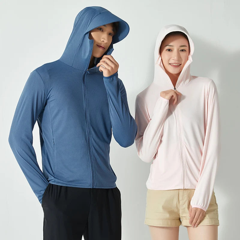ACTIVEWEAR New High-quality Ice Silk Slim Fit Couple jacket