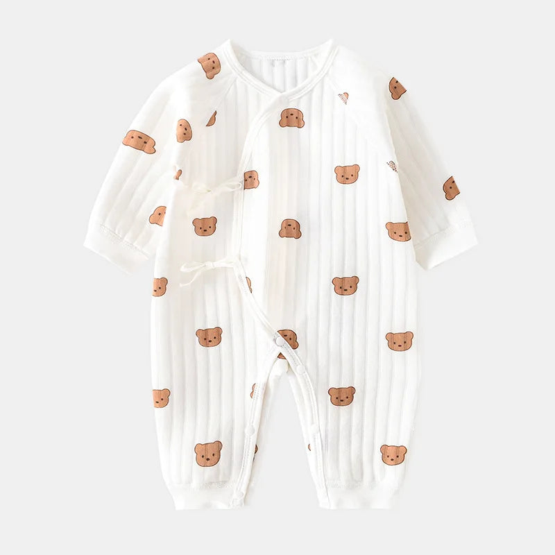Boys Girls Bodysuit Newborn Winter   0-6M Thickened Spring Clothing