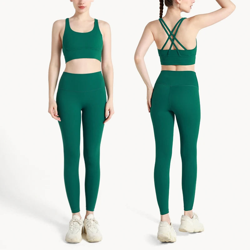 New 2 Piece Yoga Clothes Women's Tracksuit