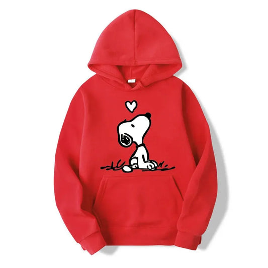 American Cartoon Snoopy Hoodie Women Man