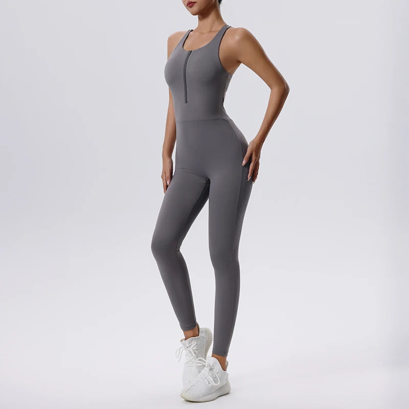 Yoga Set Jumpsuit Women Sport All In One  Jumpsuit Clothing Lady